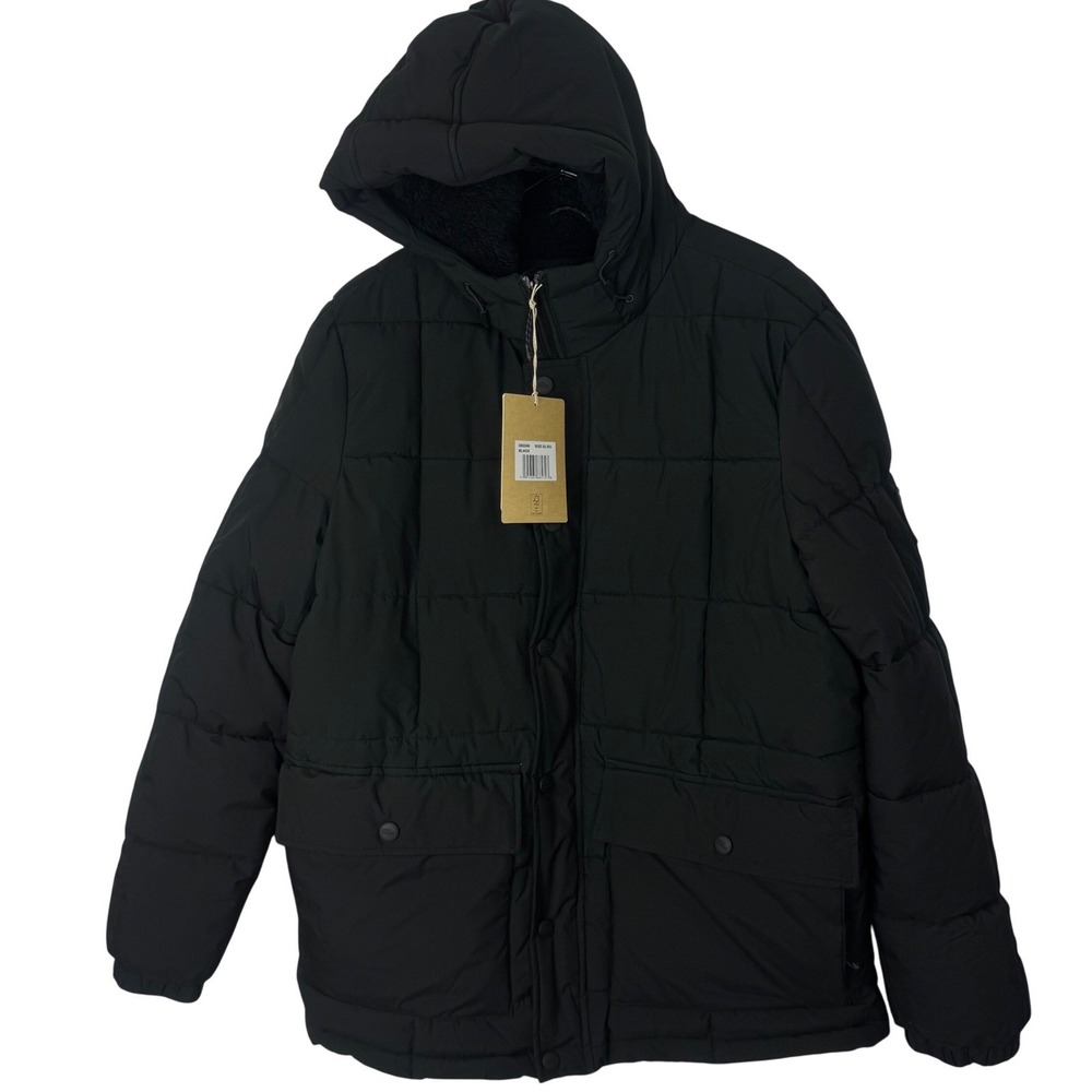 ZeroXposur Mens XL Black ThermoCloud Puffer Jacket Coat Water Wind‎ Resistant